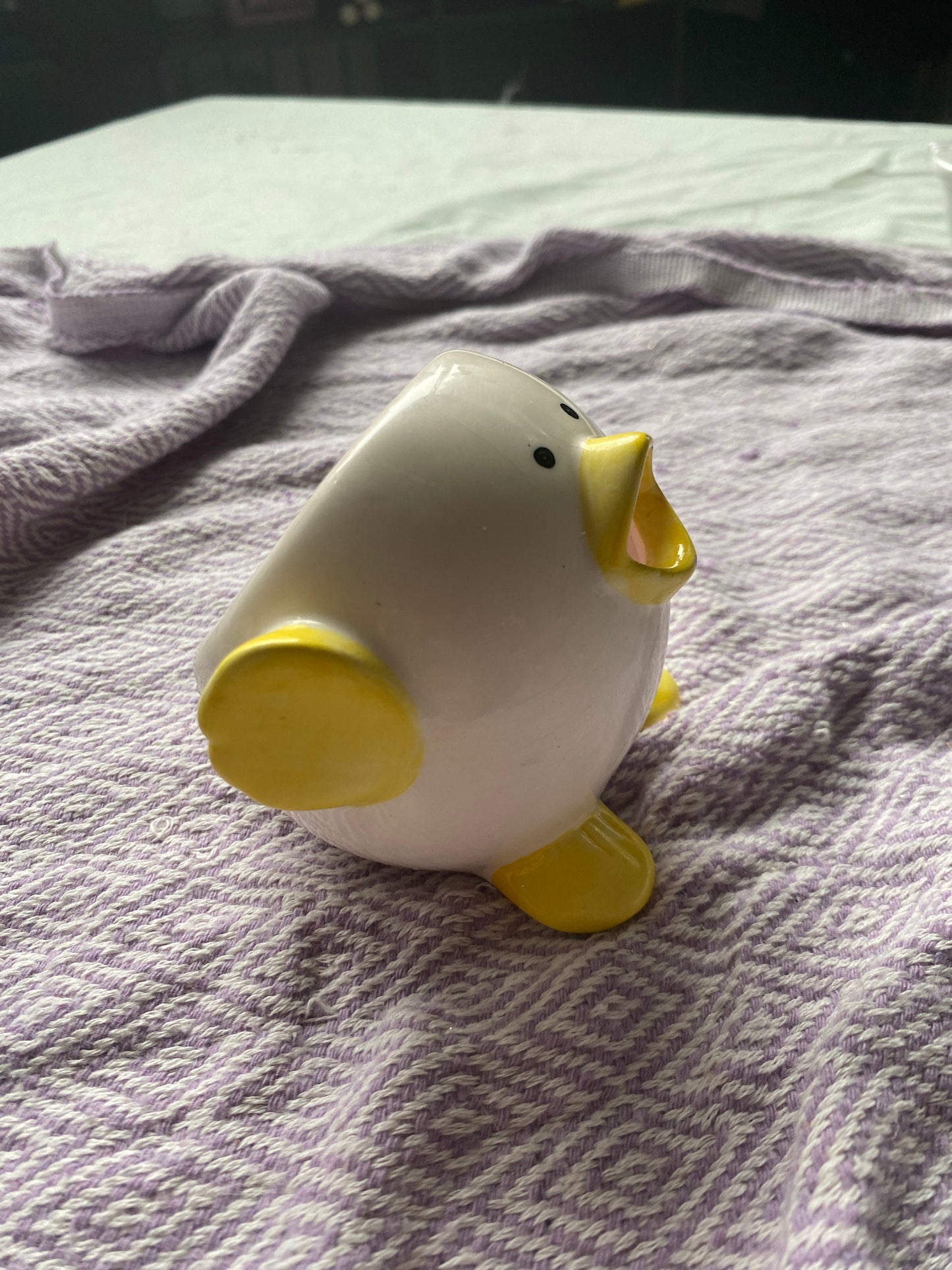 Ceramic chicken candle