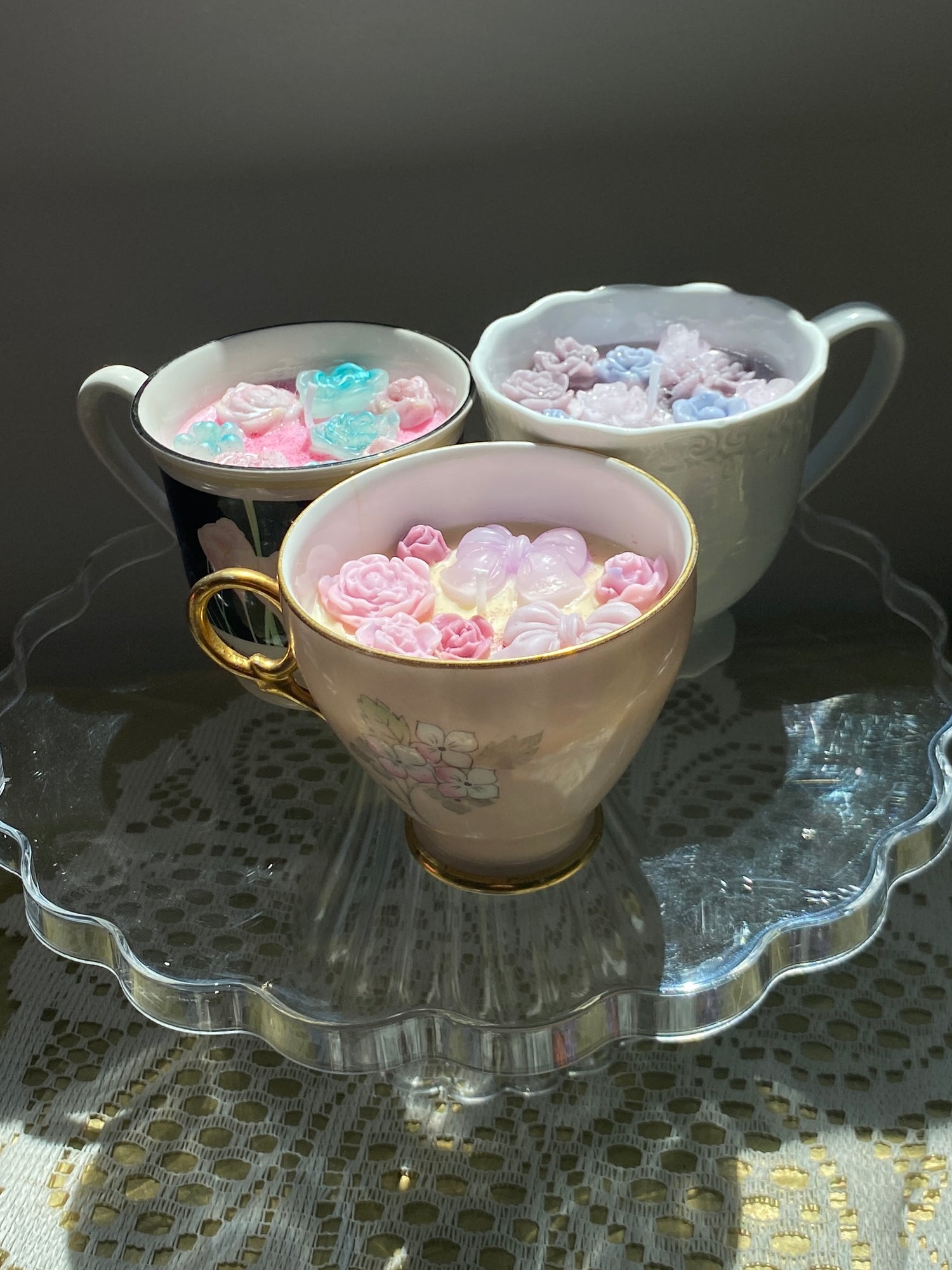 Teacup candles