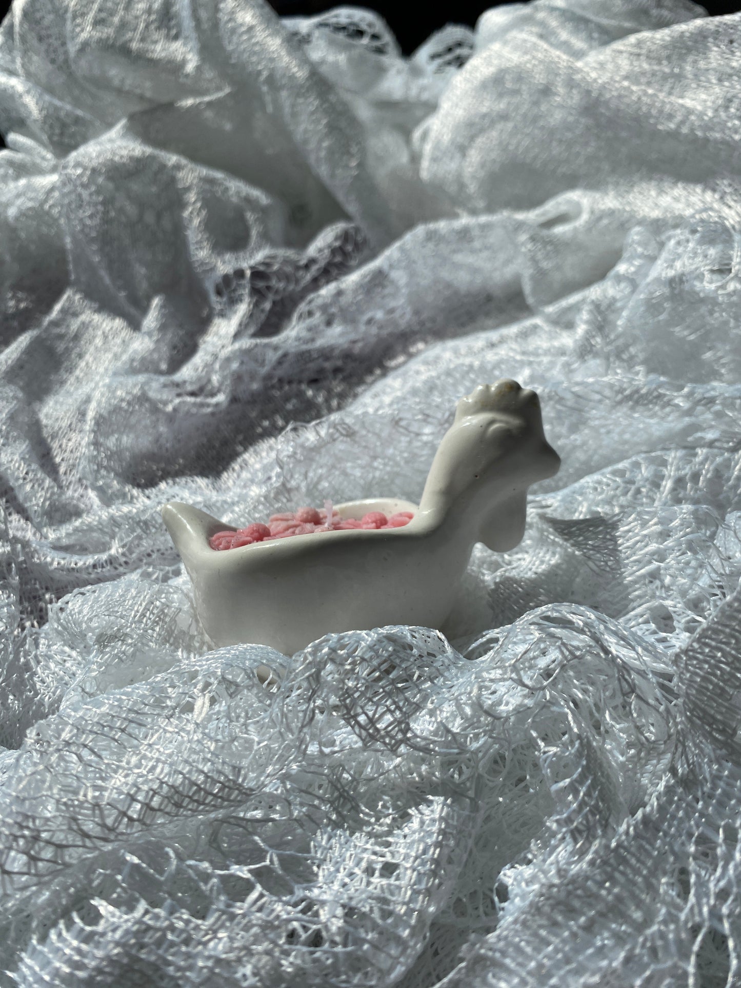 Rooster mini candle