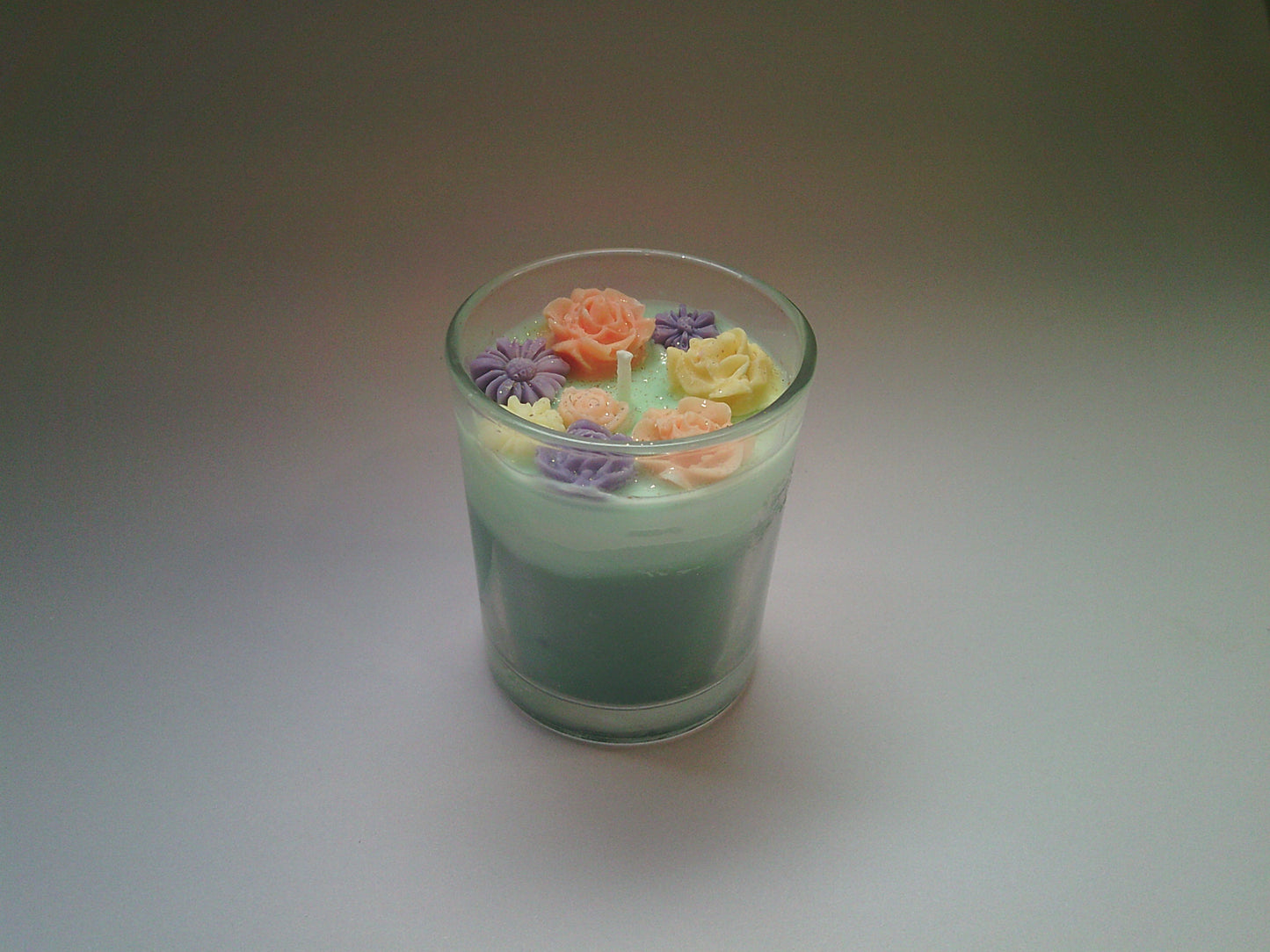 Glass mini candle | Green