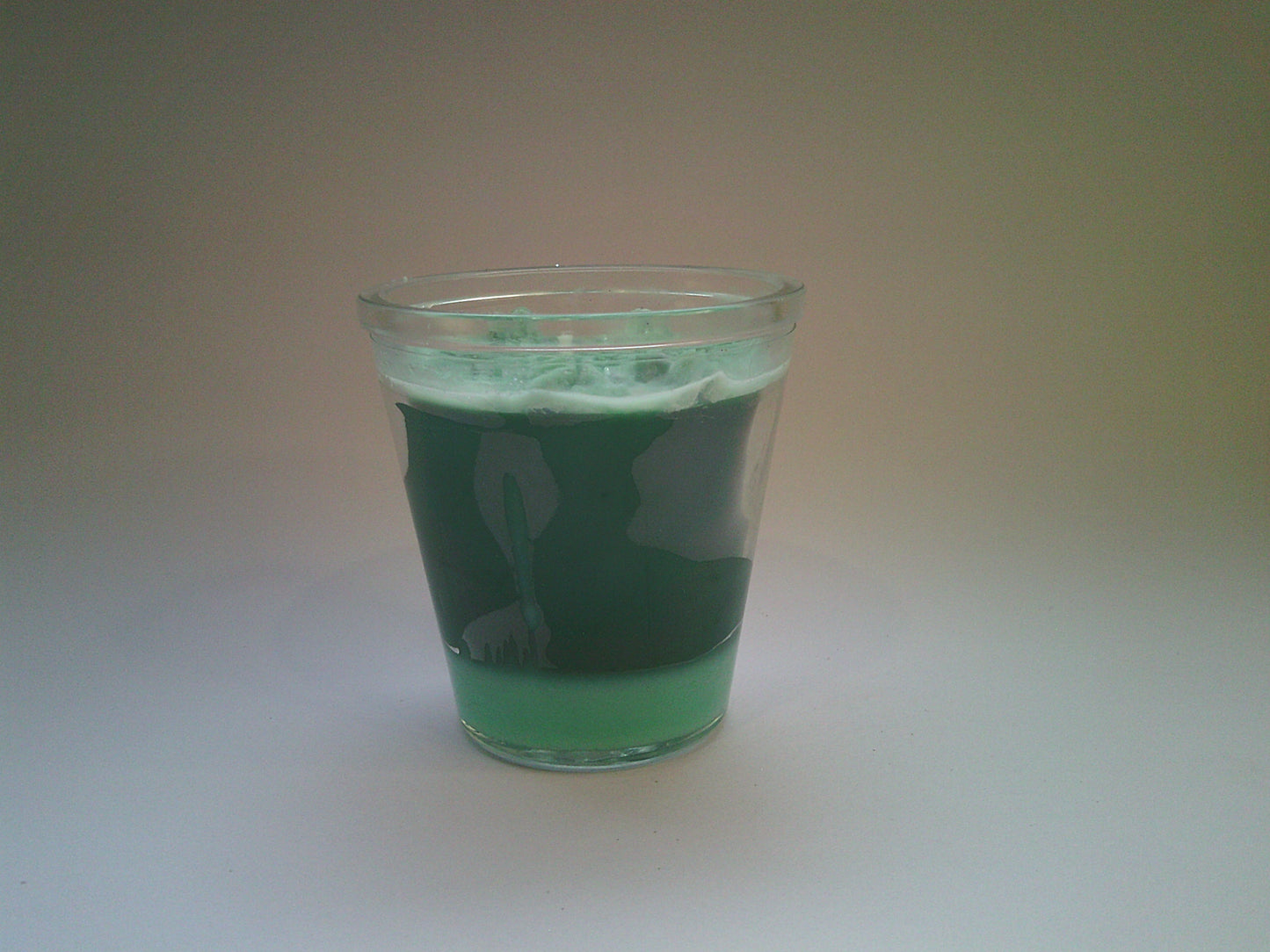 Glass classic candle | Green